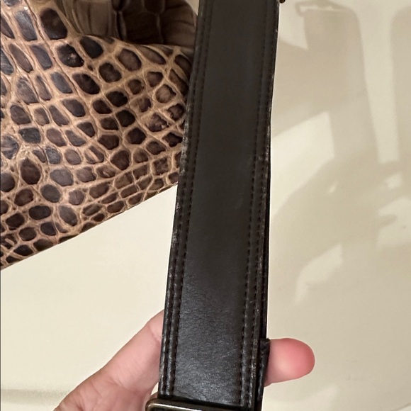 Vintage Dooney & Bourke Brown Croco Nile Bag - Picture 3 of 16